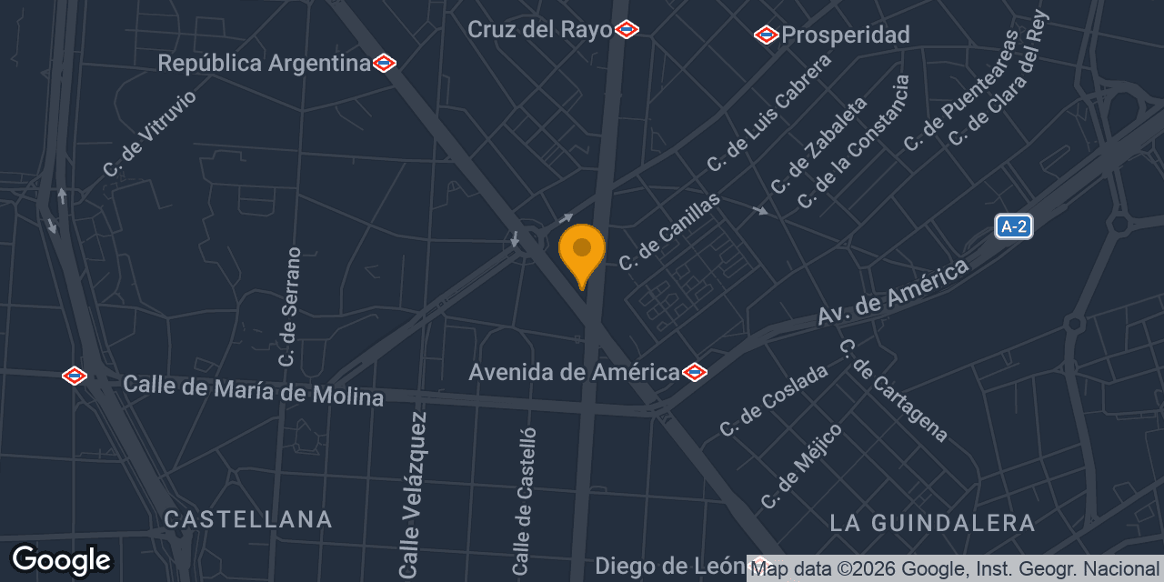 Mapa con la ubicación de Cerradaca Urgente 24h