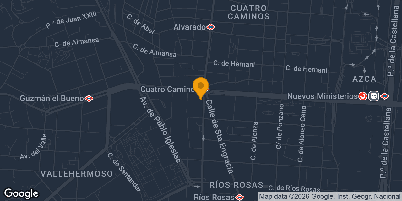Mapa con la ubicación de Cerrajería Cipriano