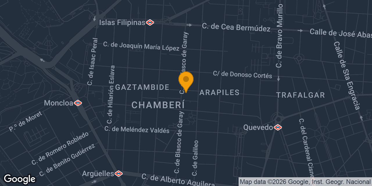 Mapa con la ubicación de CERRAJERIA CKC ARGUELLES