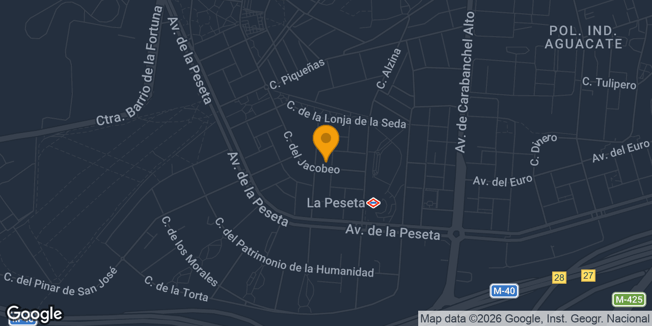 Mapa con la ubicación de Cerrajería Ocaña