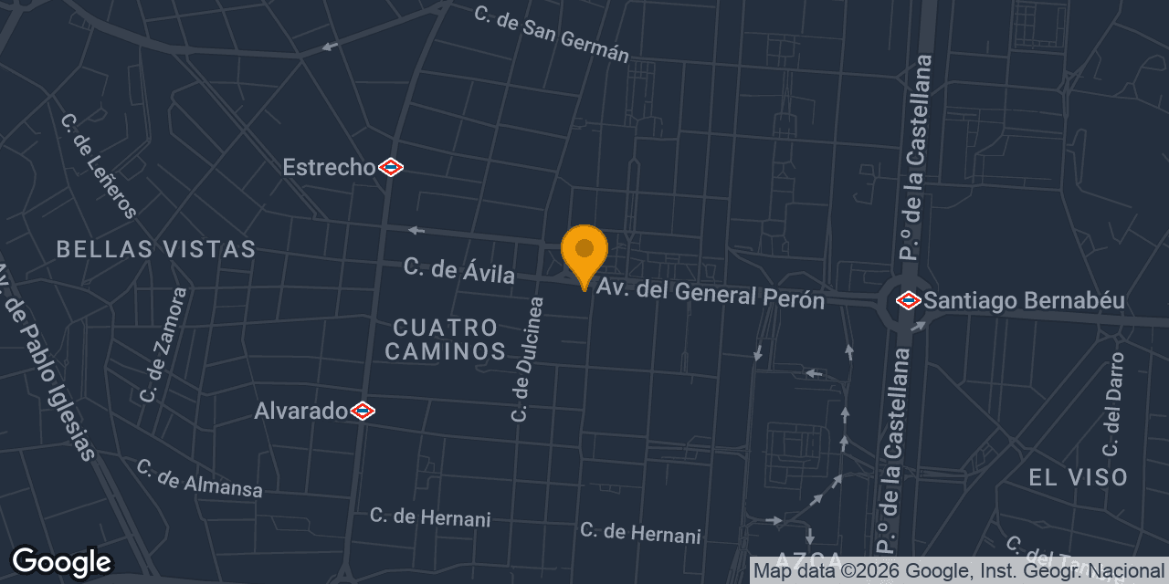 Mapa con la ubicación de Cerrajería Perón