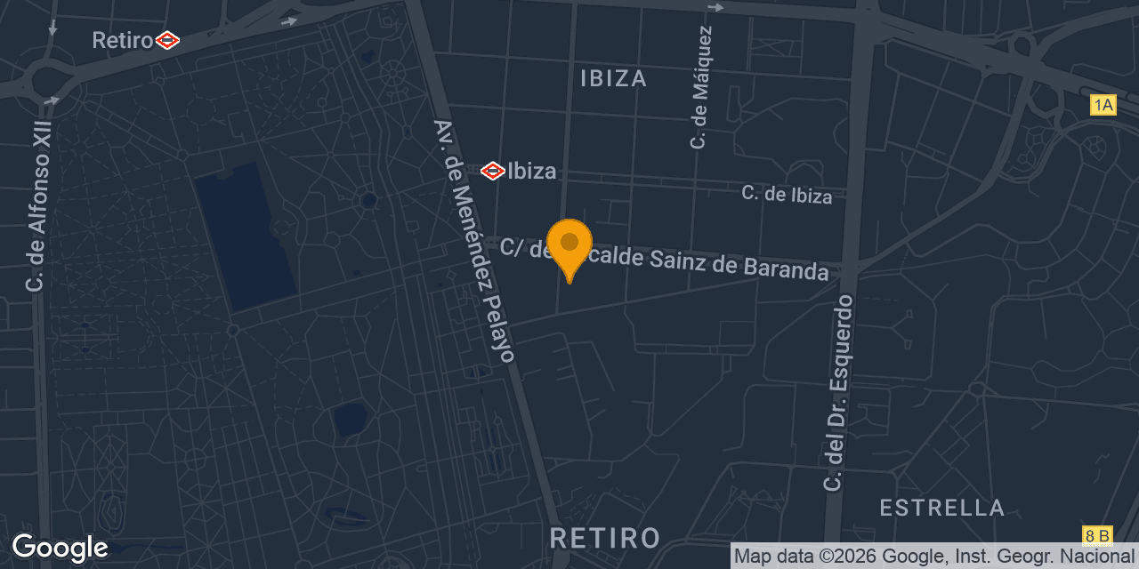 Mapa con la ubicación de Cerrajería Retiro