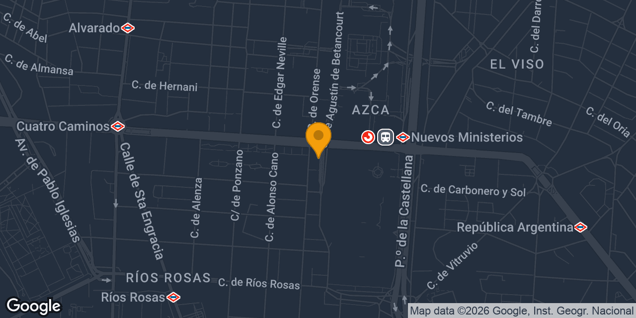 Mapa con la ubicación de Cerrajero Directo 24H