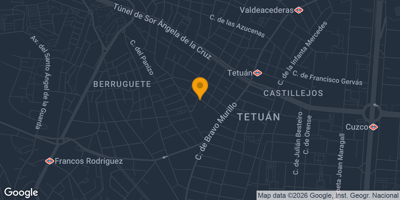 Mapa con la ubicación de Cerrajeros D&J