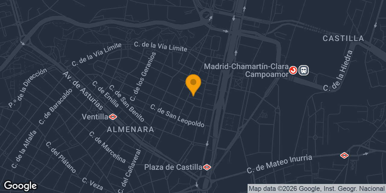 Mapa con la ubicación de David Pérez Cerrajeros