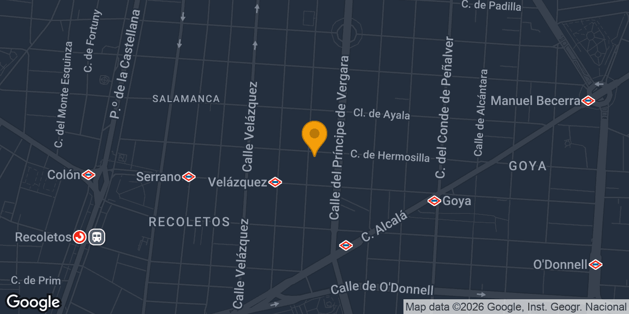 Mapa con la ubicación de DM Cerrajeros Madrid