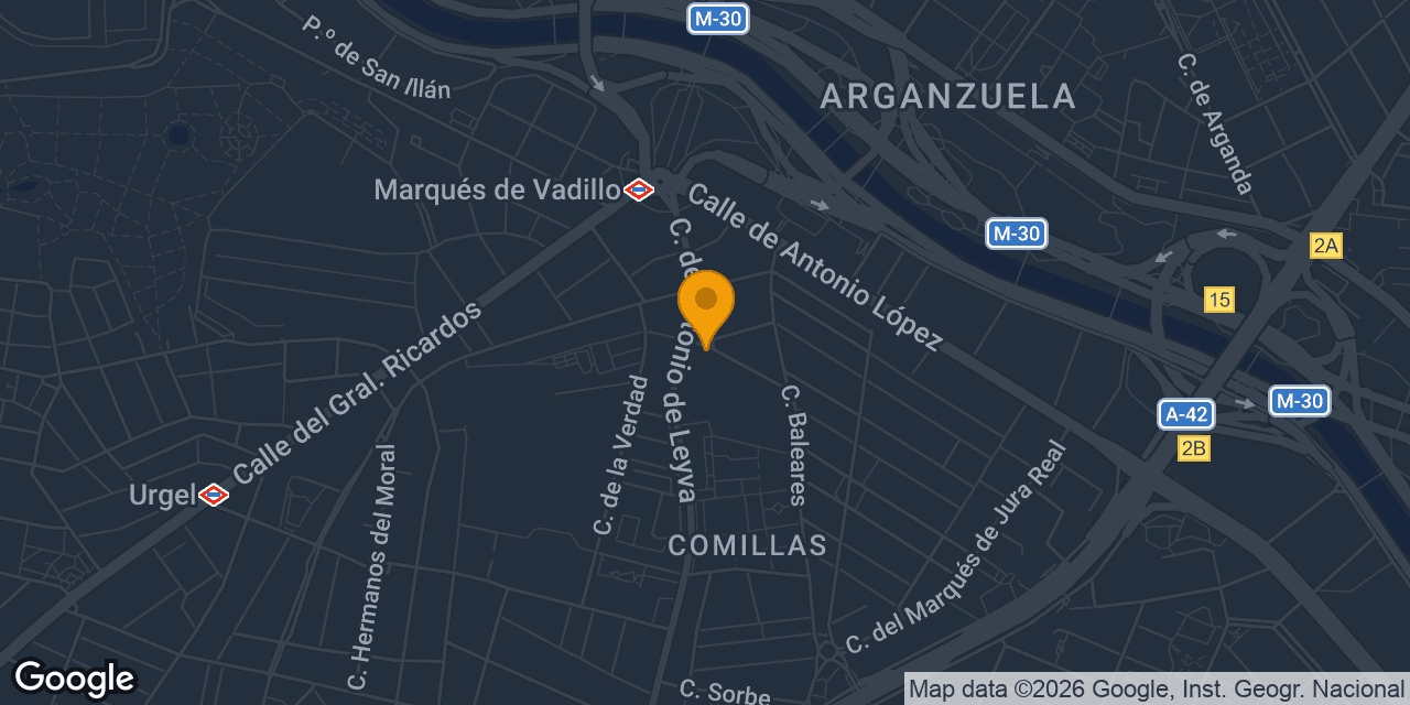 Mapa con la ubicación de Jp Cerramovil S L L