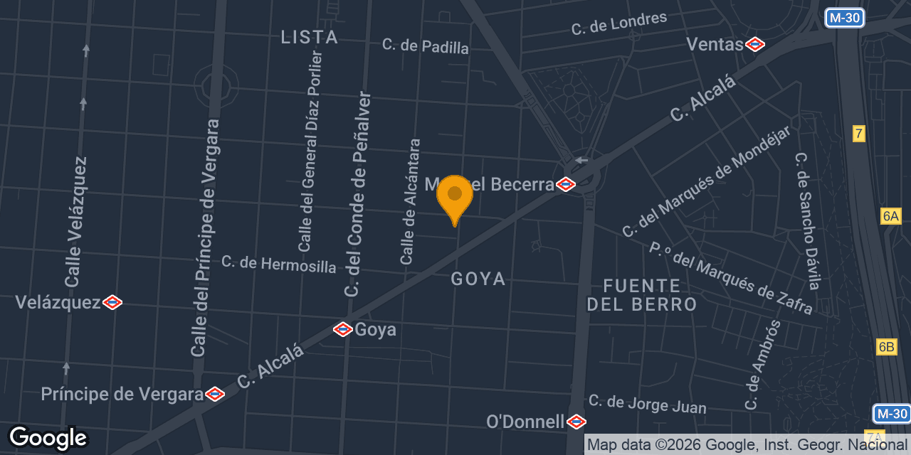 Mapa con la ubicación de Montesa 5