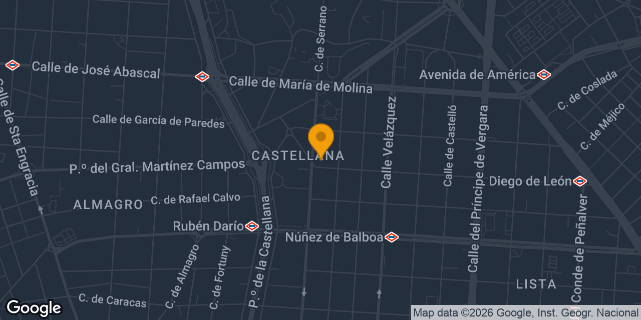 Mapa con la ubicación de Tu Cerrajero Madrid